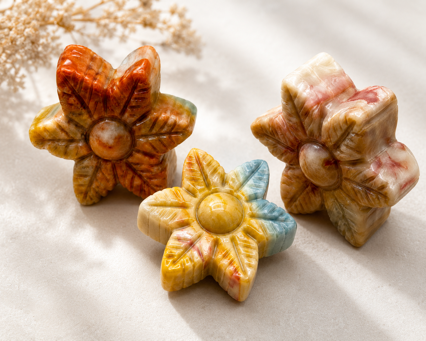 Alashan Agate Mini Flowers