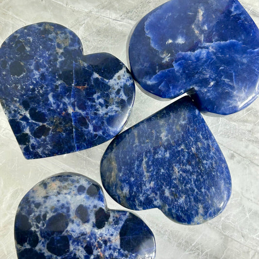 Sodalite Hearts