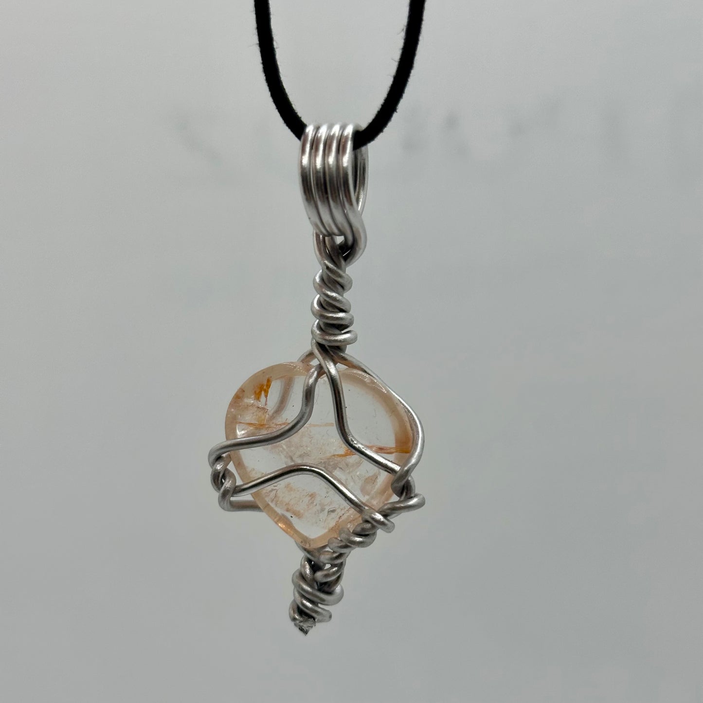 Lee’s Makes Fire Quartz Pendant