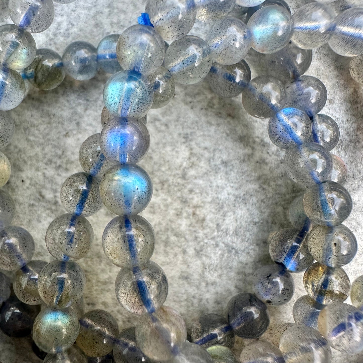 Labradorite 6mm Bracelet ￼
