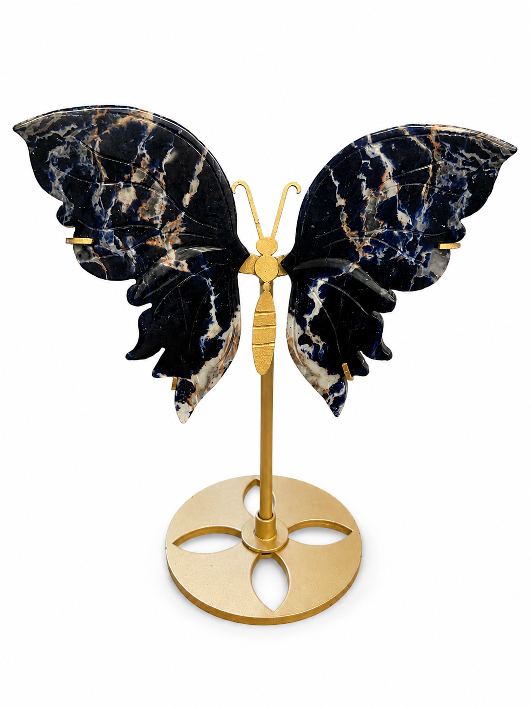 Sodalite Wings On Stand