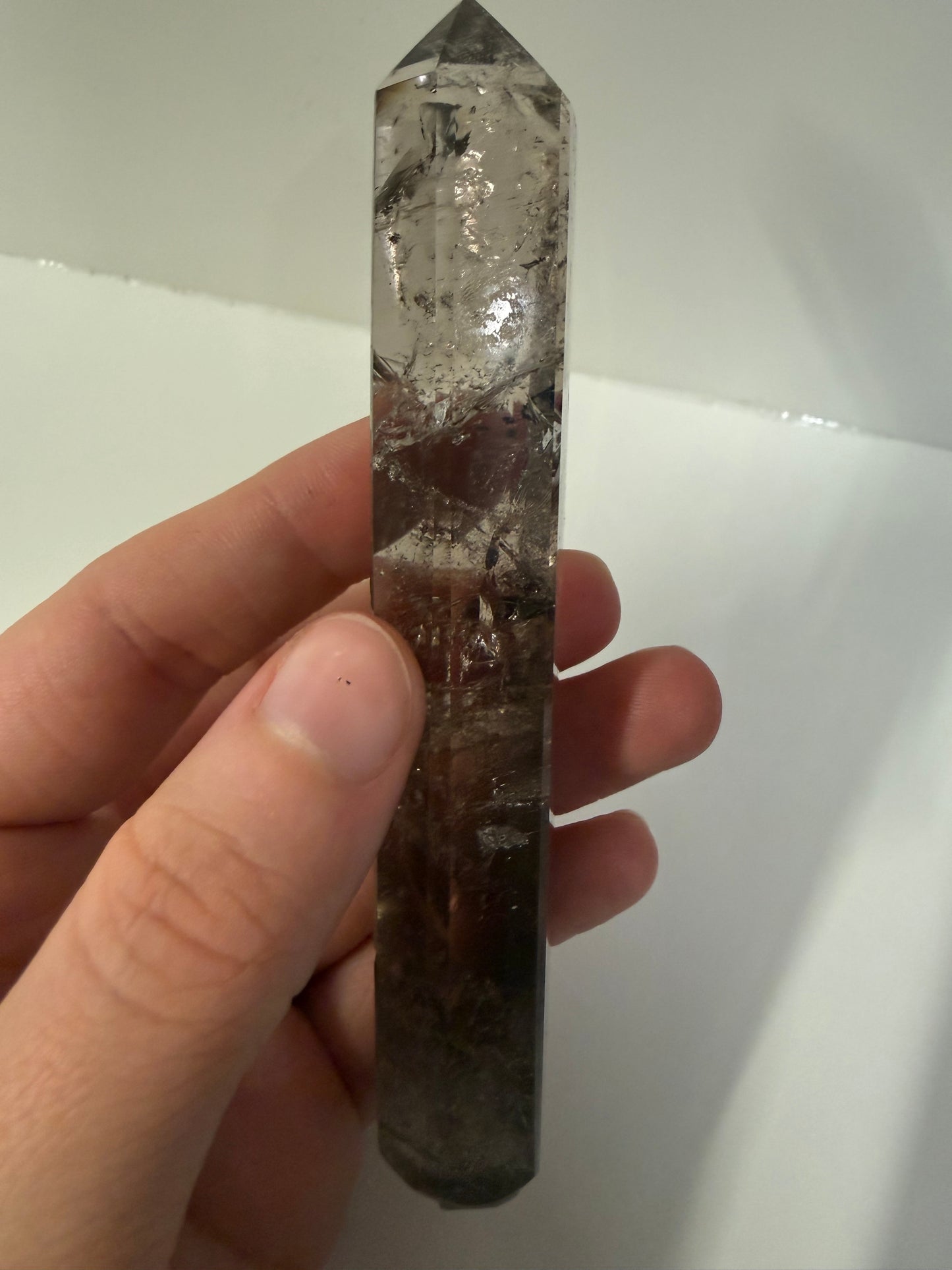 Smokey Quartz Crystal Wand