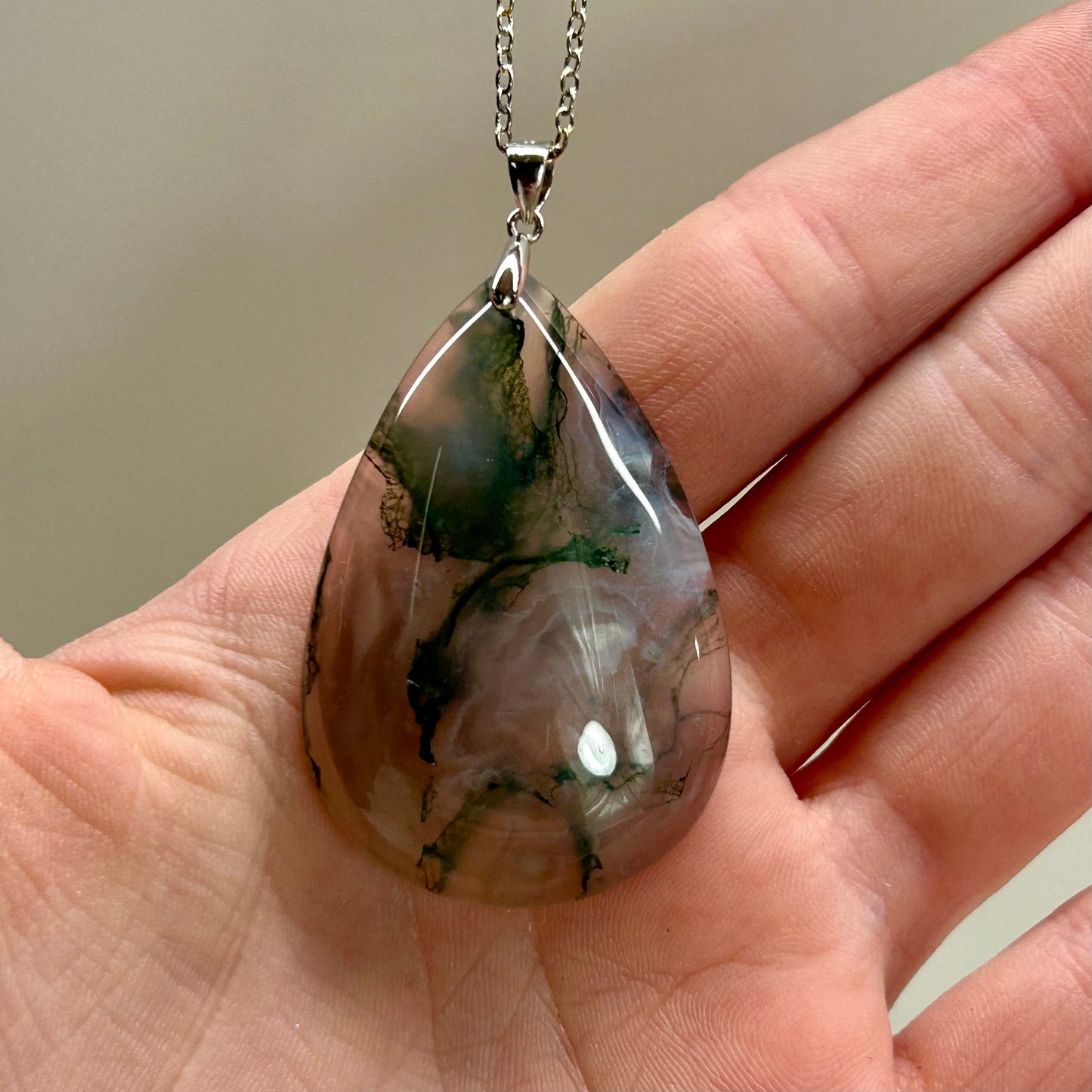 Moss Agate Necklace