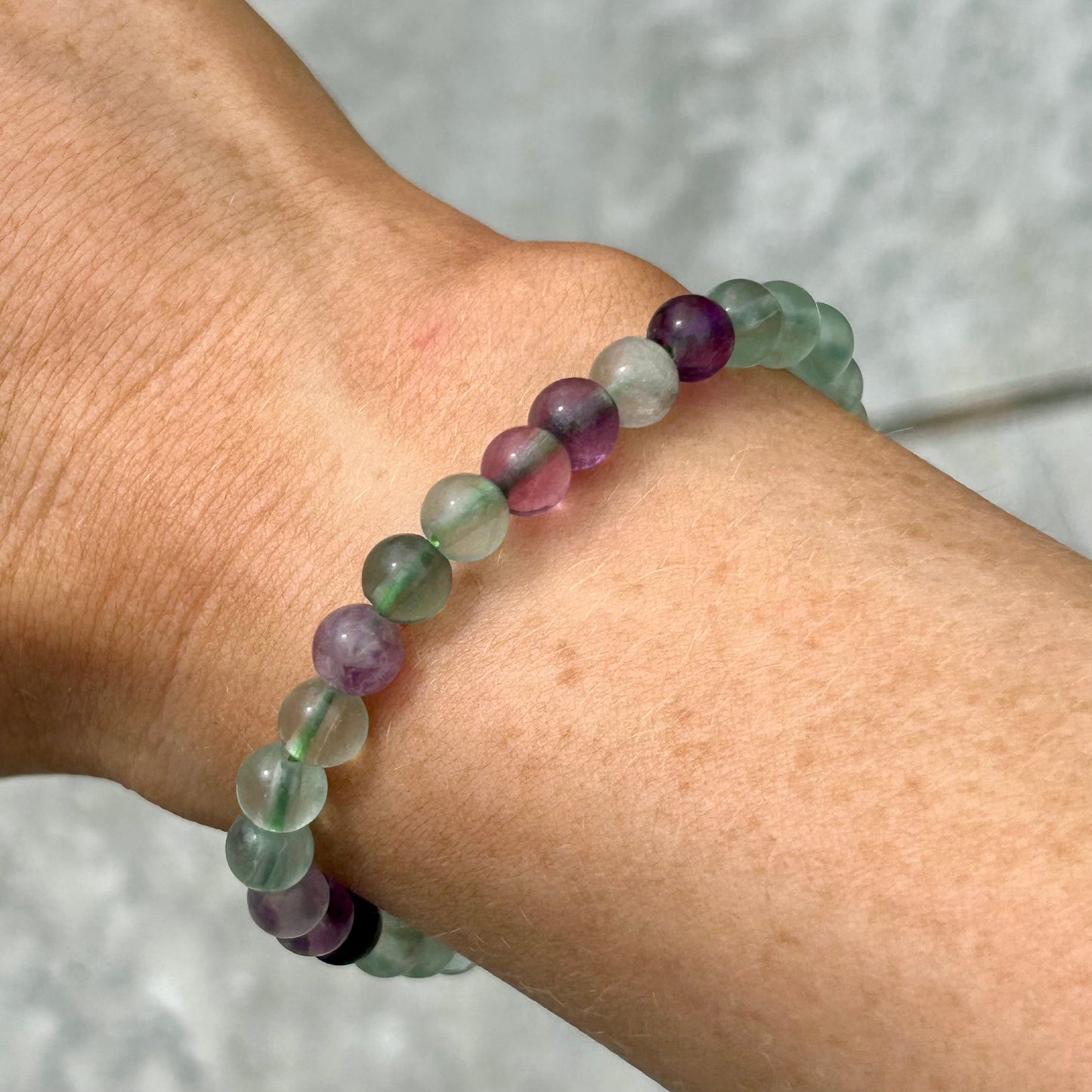 Fluorite 6mm Bracelet