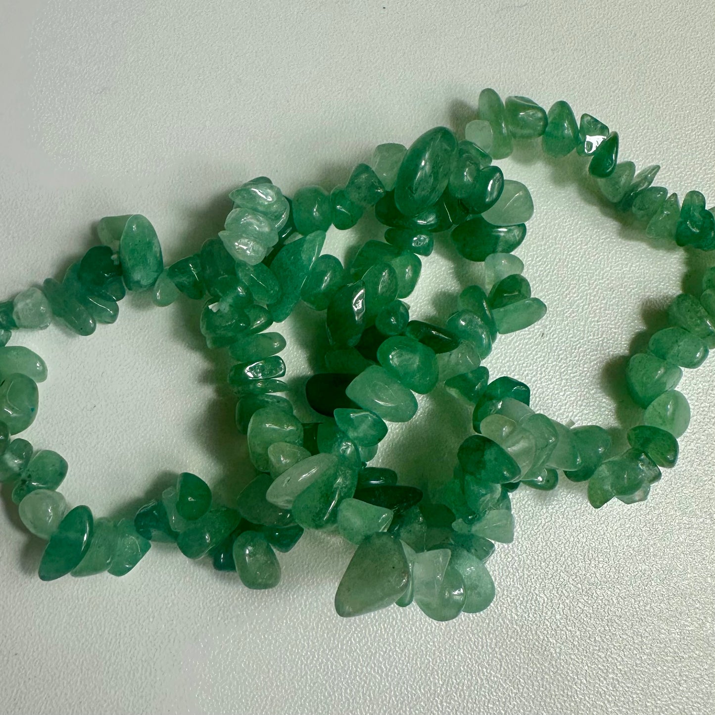 Green Adventurine Chipped Bracelets
