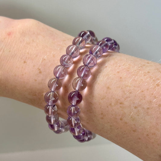 Lavender Amethyst 6mm Bracelet