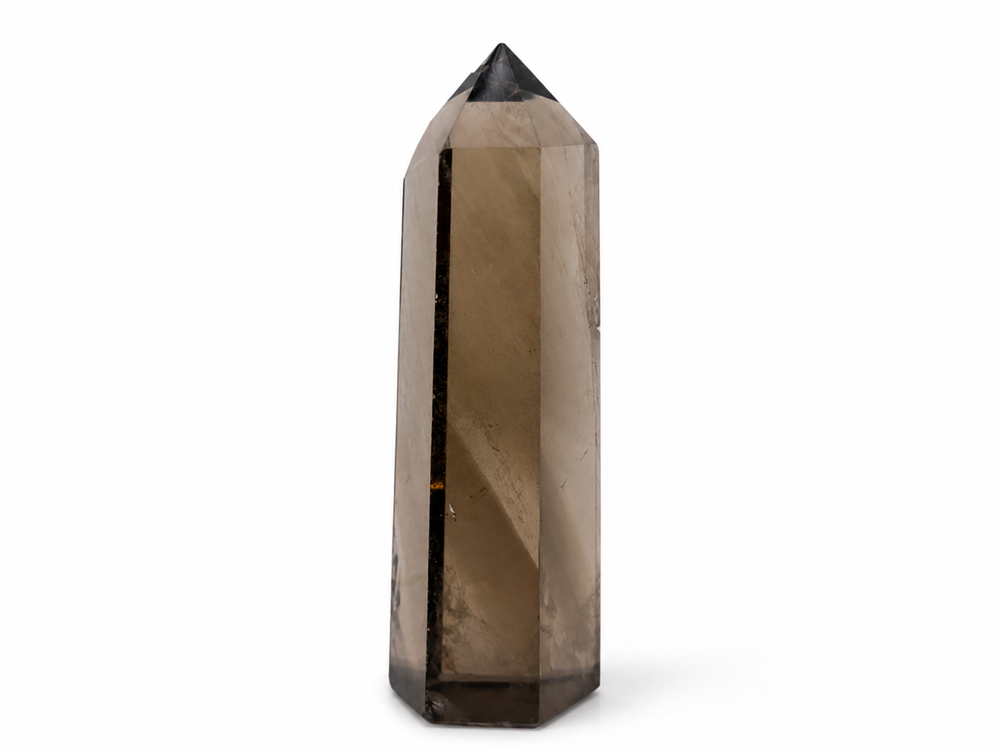 Smoky Quartz Tower – Chipped Tip