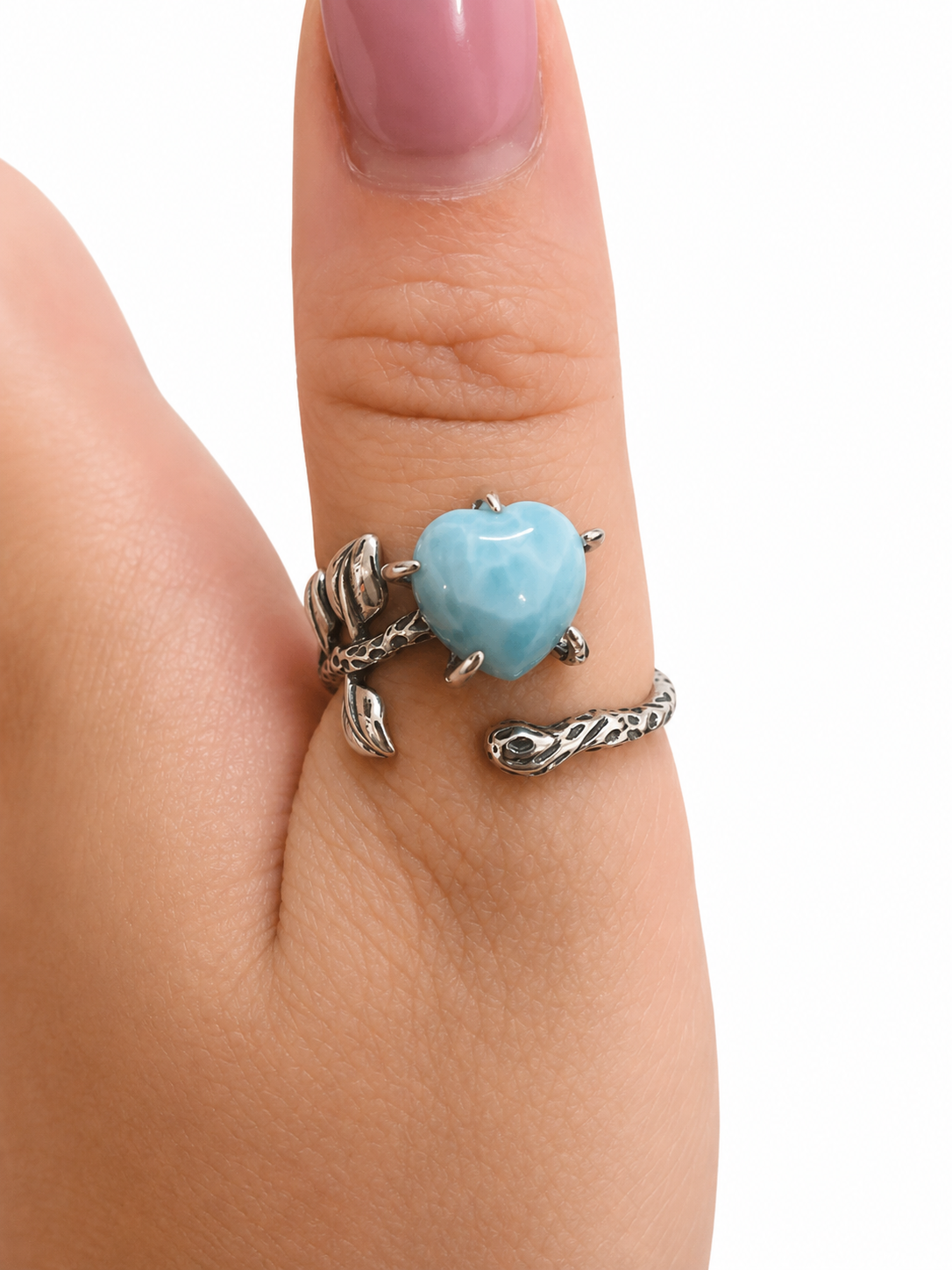 Larimar Adjustable Ring