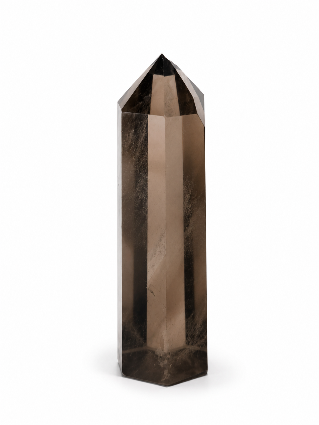 Smoky Quartz Tower – Chipped Tip