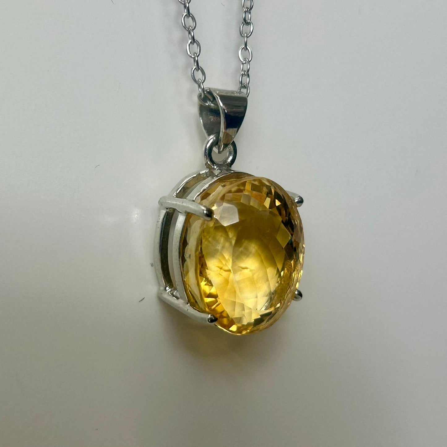 Citrine 925 Pendant