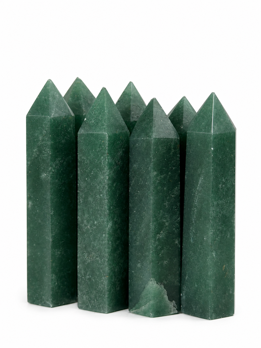 Green Aventurine Tower – Chipped Tip