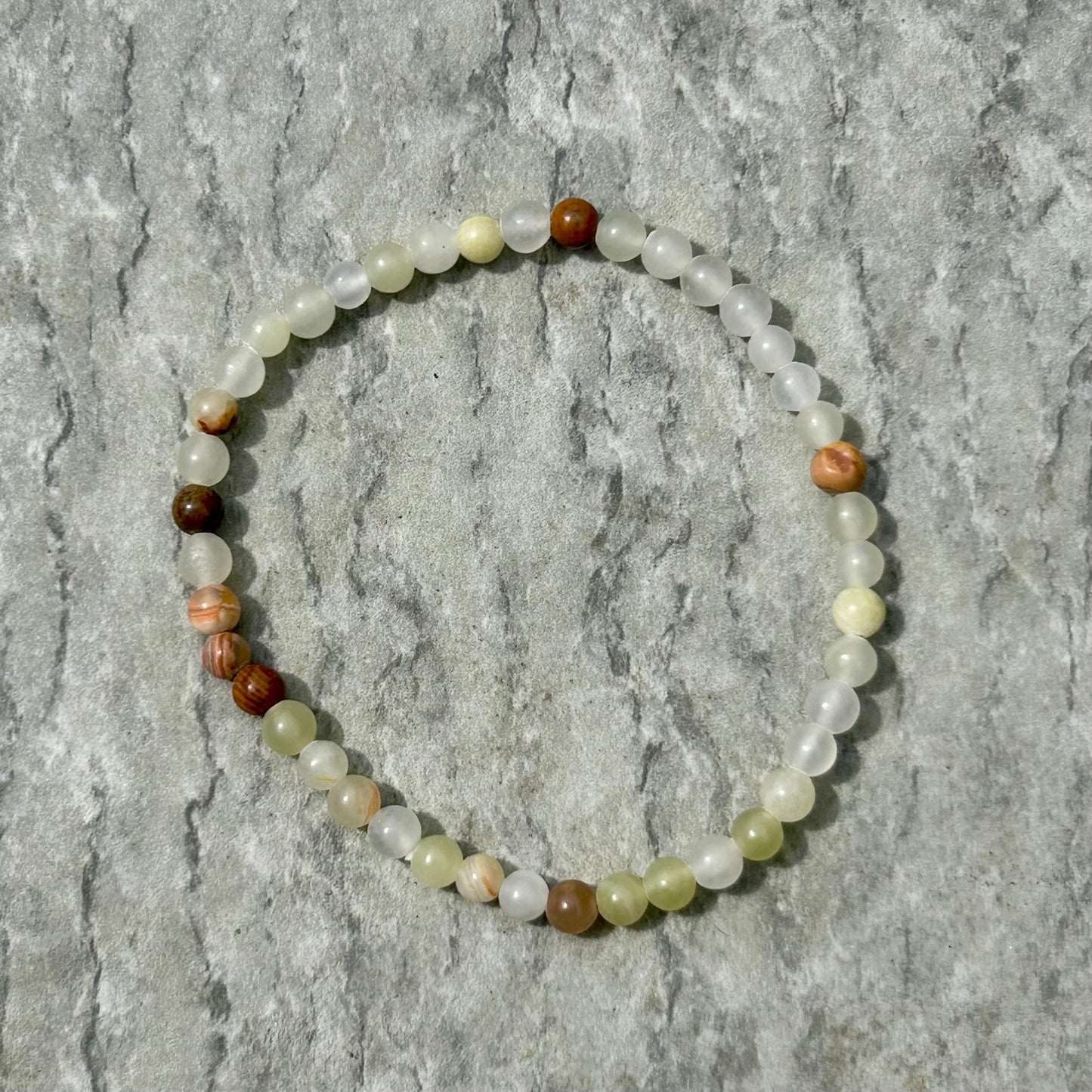 African Jade Bracelet 4mm