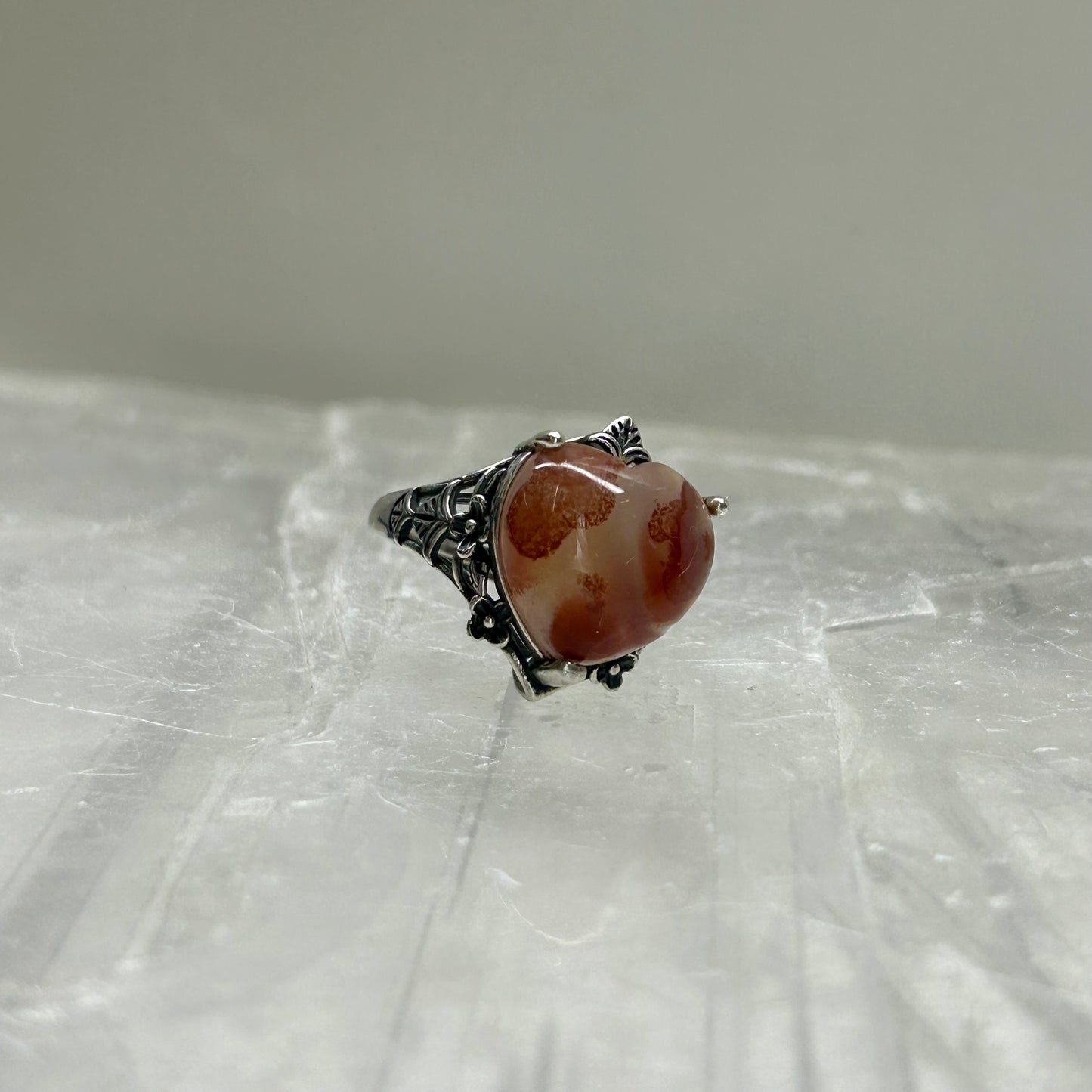 Cinnabar Adjustable Ring