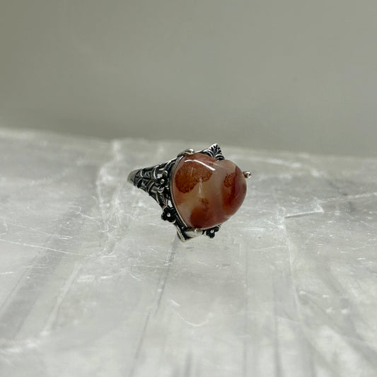 Cinnabar Adjustable Ring