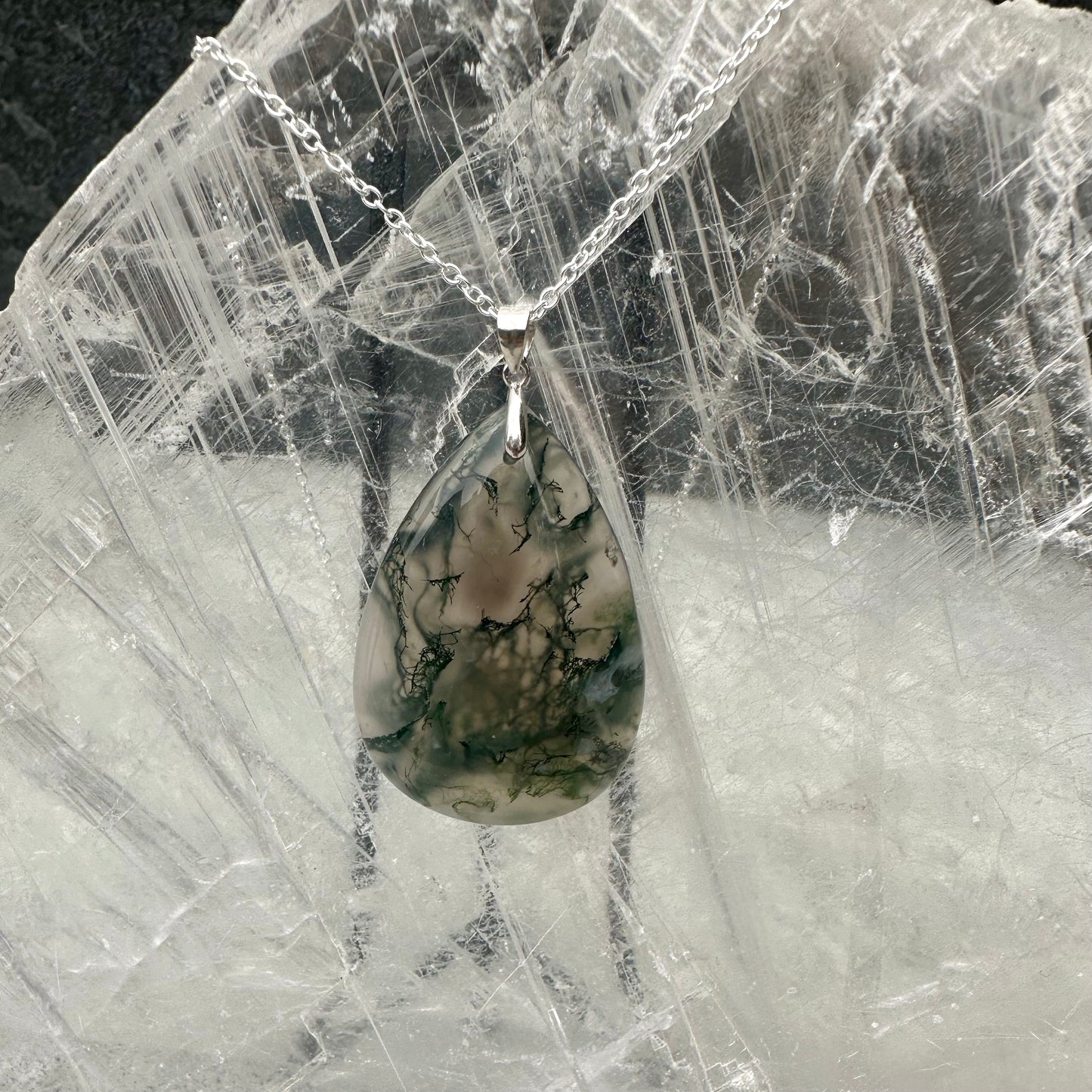 Moss Agate Pendant