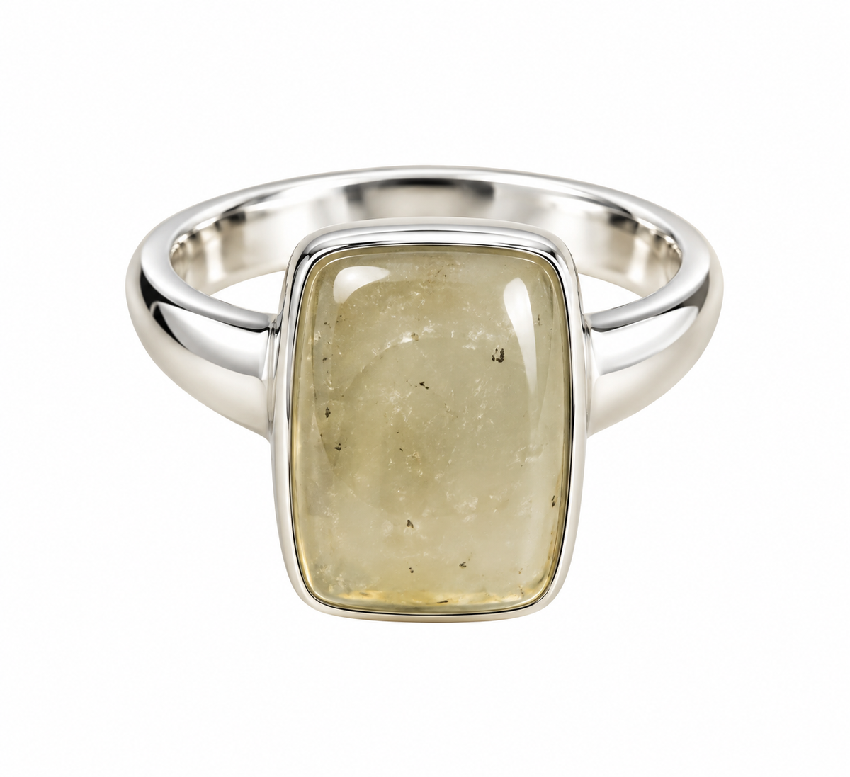 Libyan Desert Glass Ring Size R