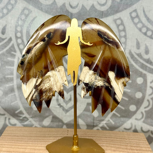 Amber Wings On Stand Style 1