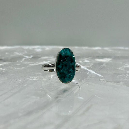 Dioptase Ring (SIZE- O)
