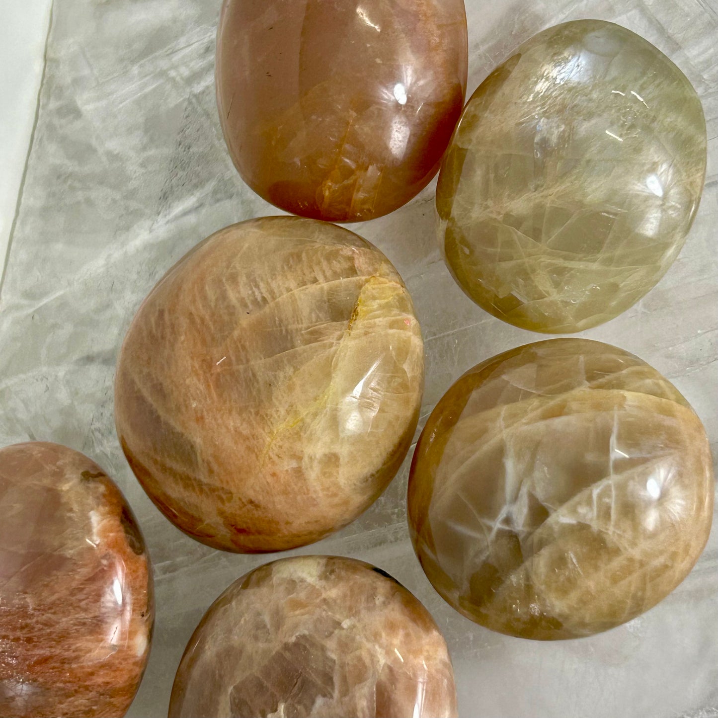 Peach Moonstone Palms
