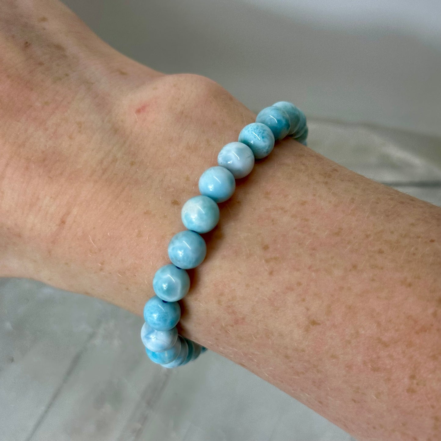Larimar Bracelet 6mm