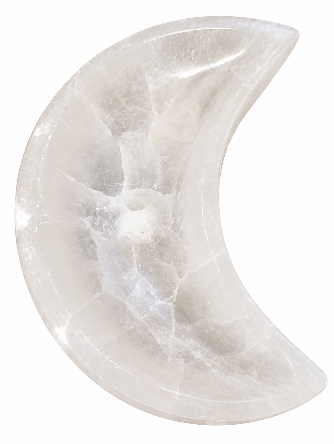 Selenite Moon Dish