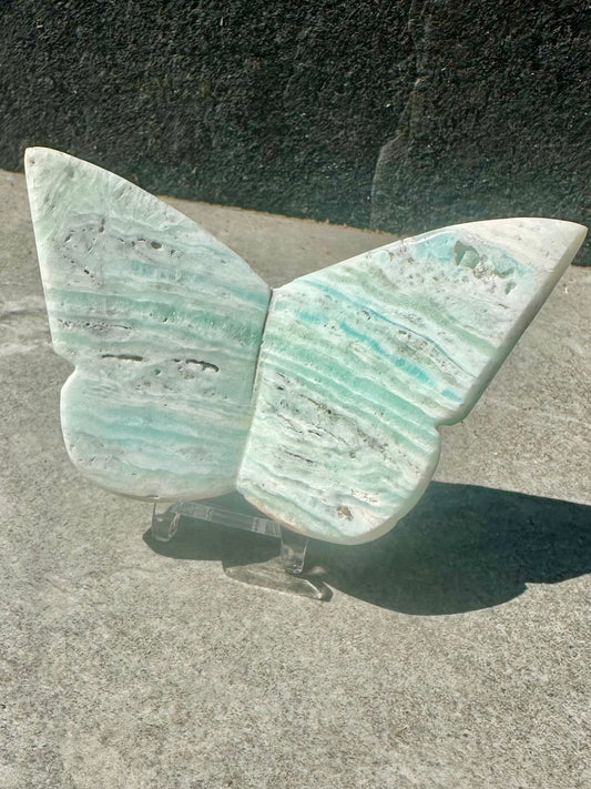 Crystal butterfly on stand
