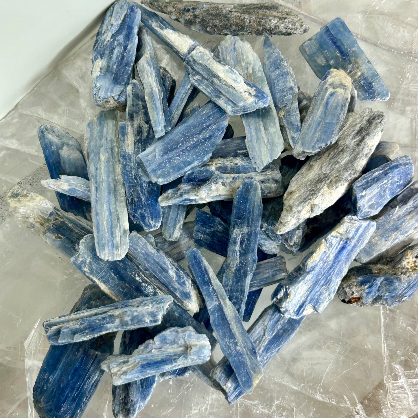 Blue Kyanite Raw Blades