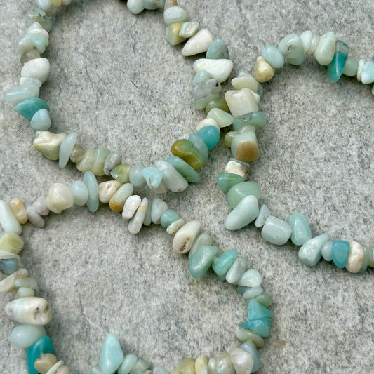 Amazonite Chipped Bracelets
