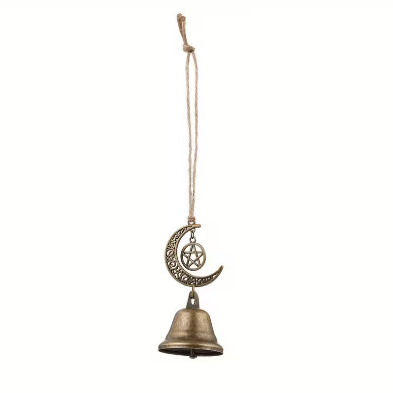 Iron Bell Charms Featuring Alloy Moon And Star Designs Hangings
