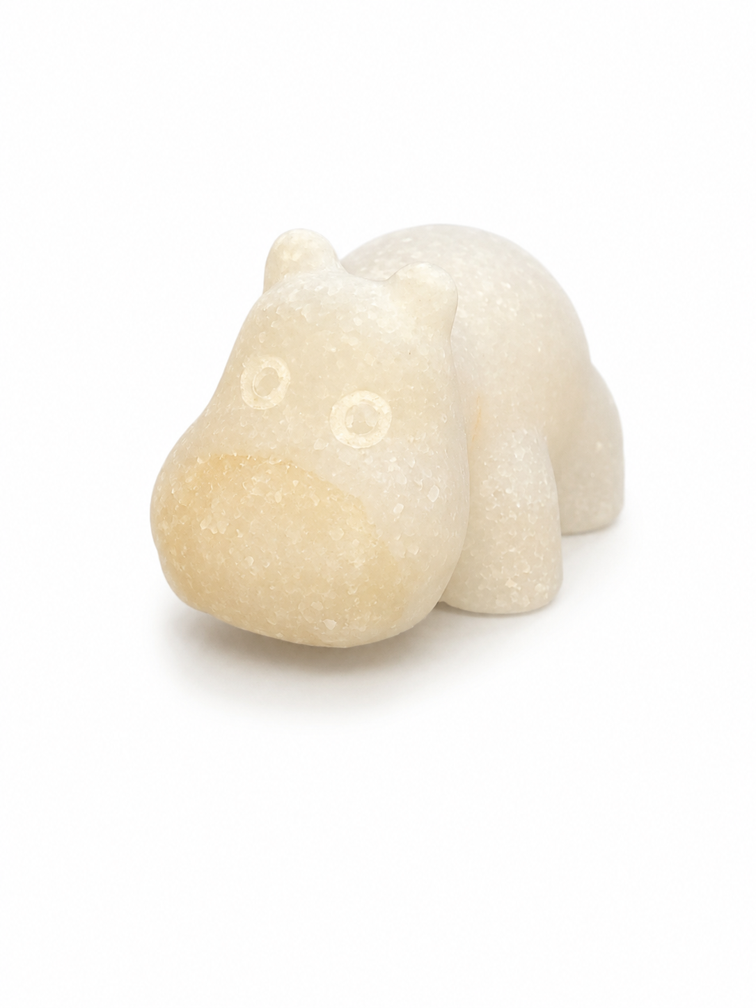 Crystal Hippo Carvings