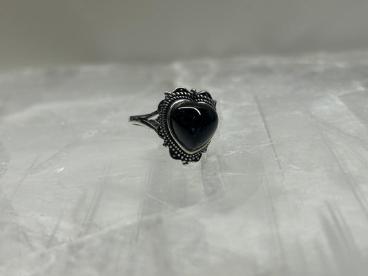 Tourmaline Adjustable Ring 925
