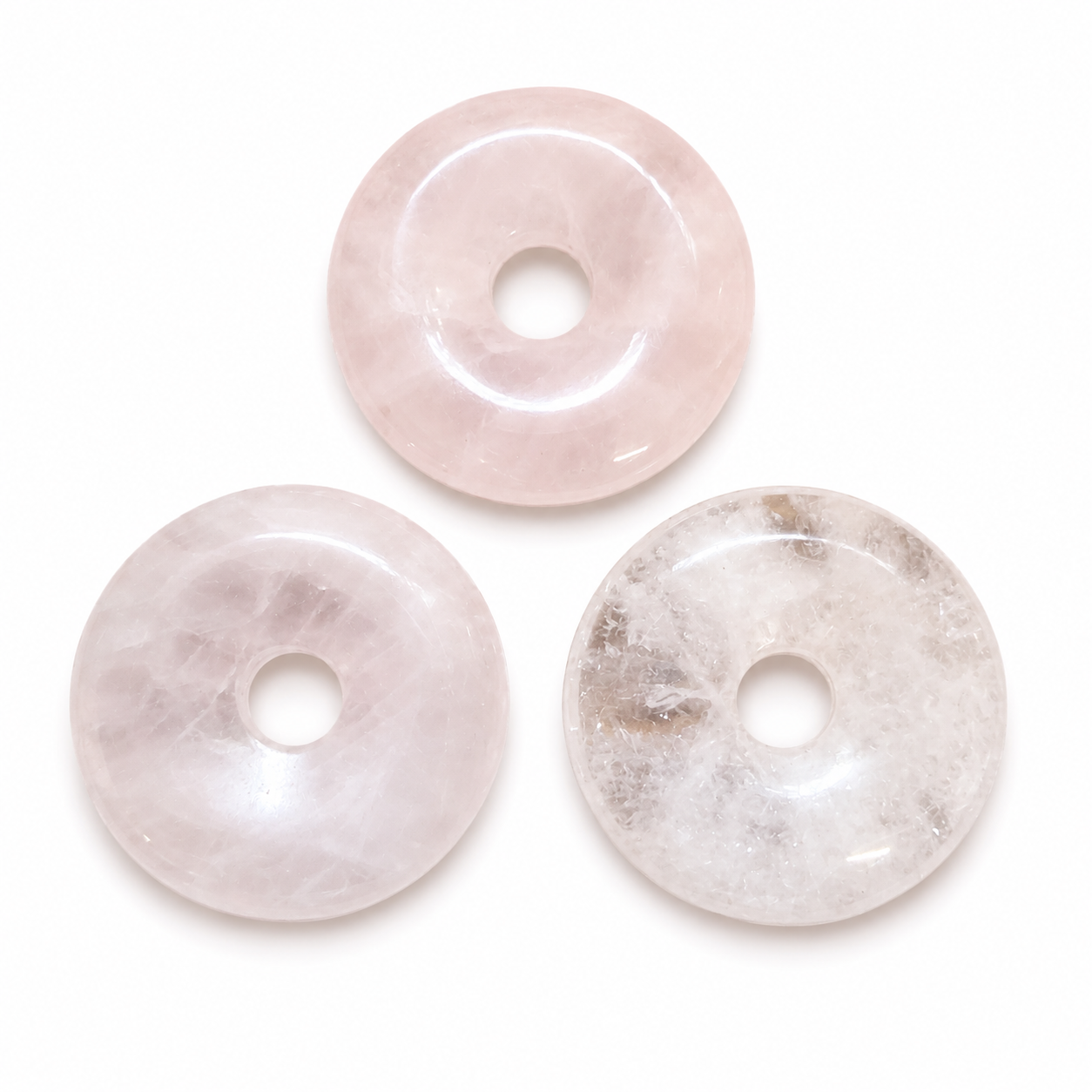Rose quartz Doughnut