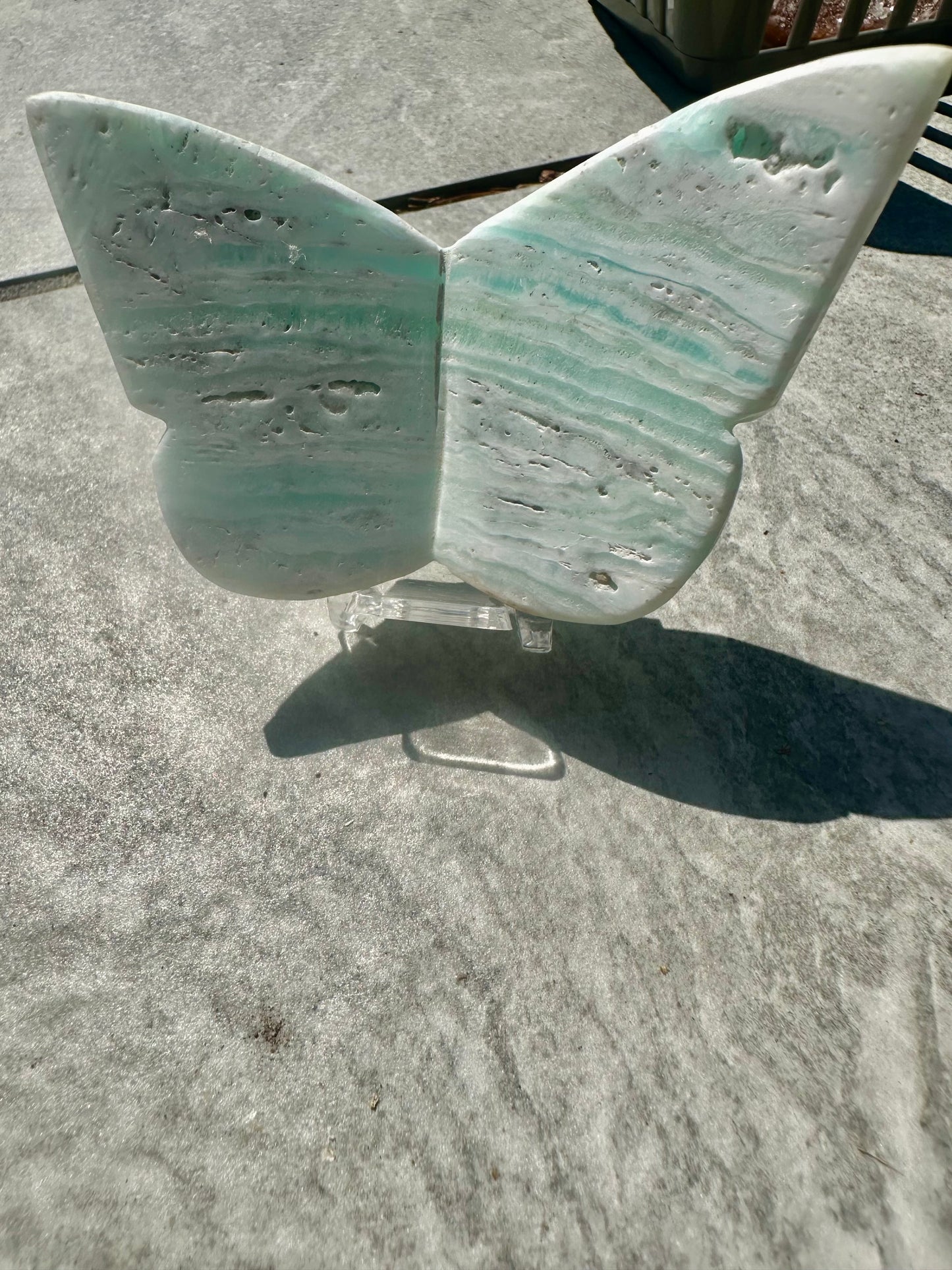 Crystal butterfly on stand