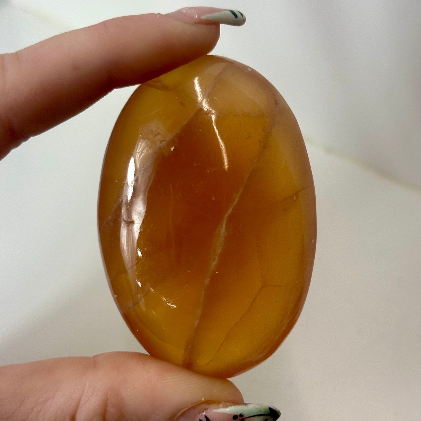 Honey Calcite Palms