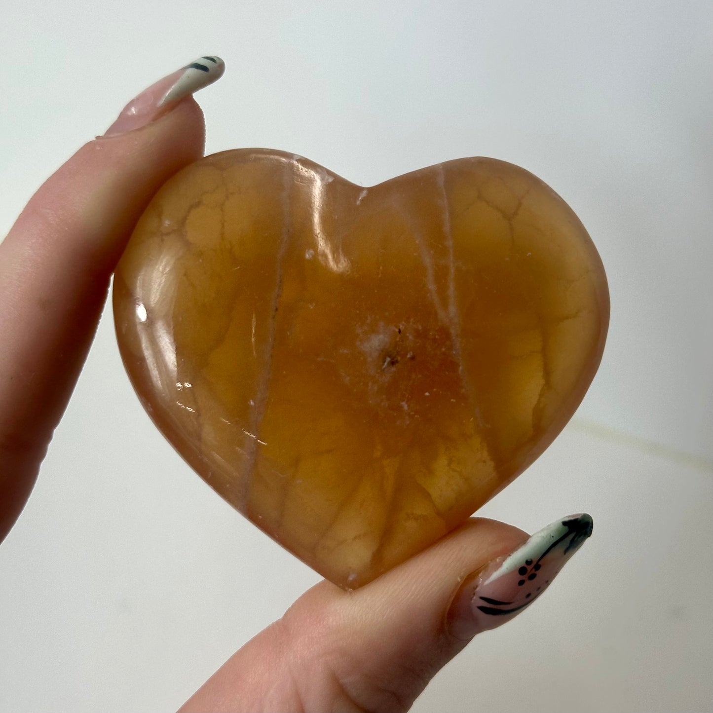 Honey Calcite Palms