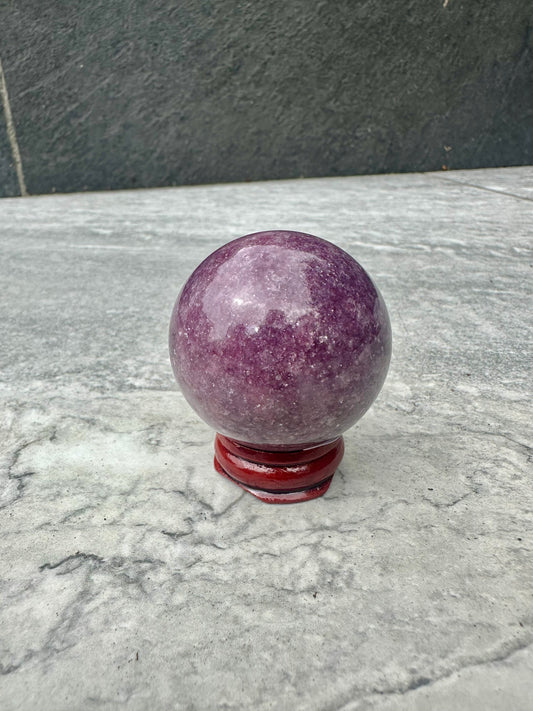 Lepidolite spheres