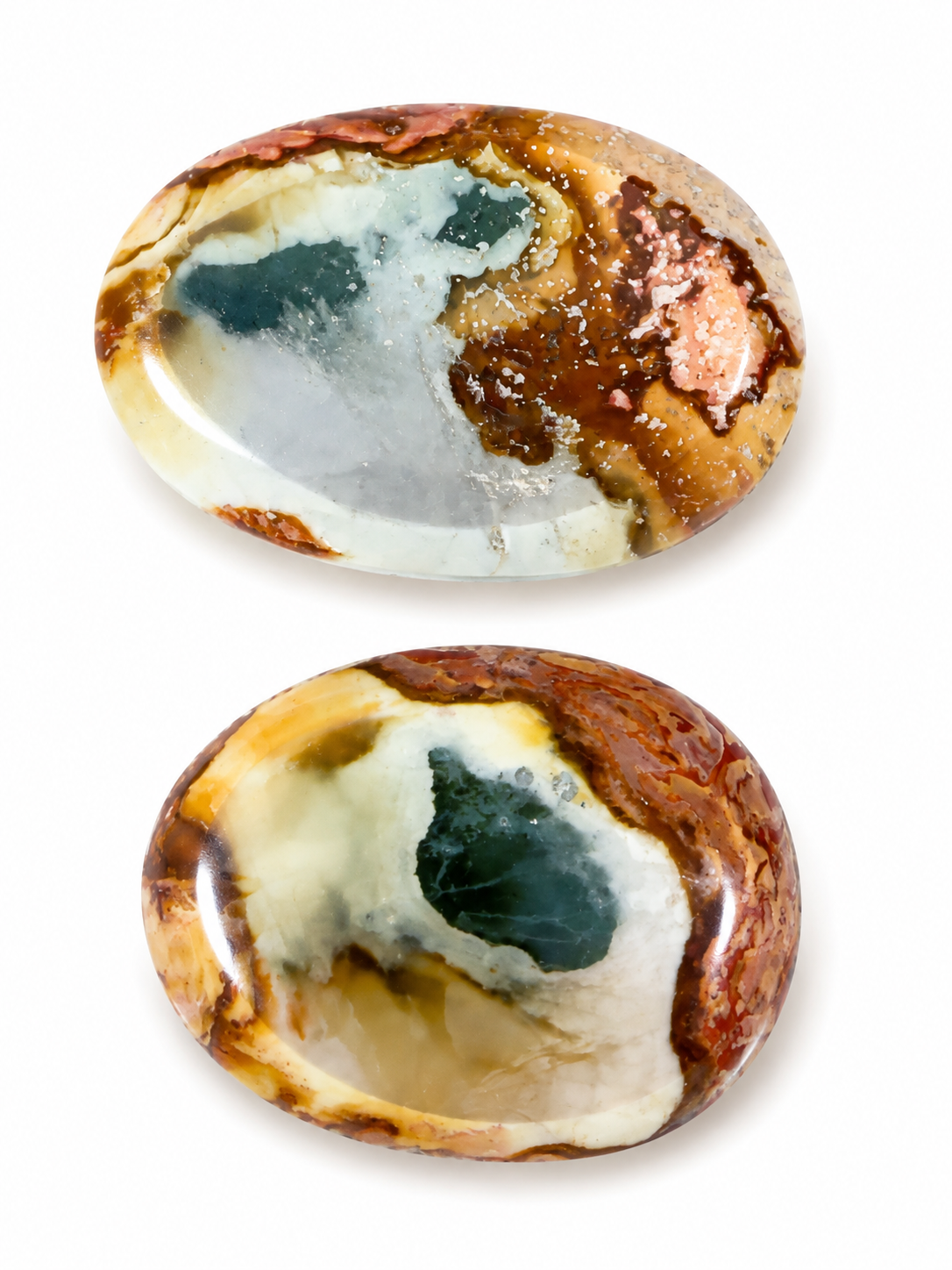 Medium Polychrome Jasper Bowls