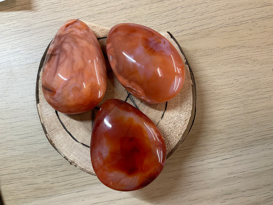 Carnelian Tear Drop Palm