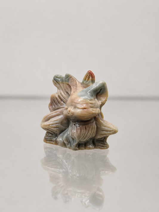 Alashan Agate Mini Foxes
