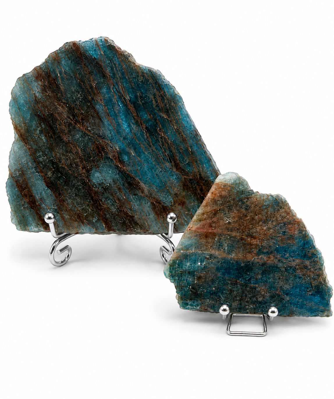 Blue Apatite & Sunstone Slab