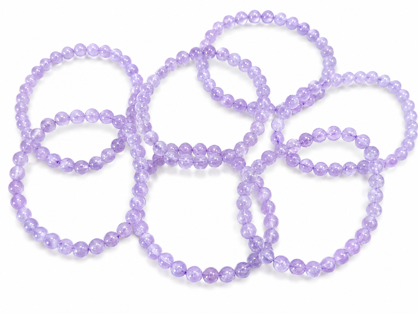 Lavender Amethyst 6mm Bracelet