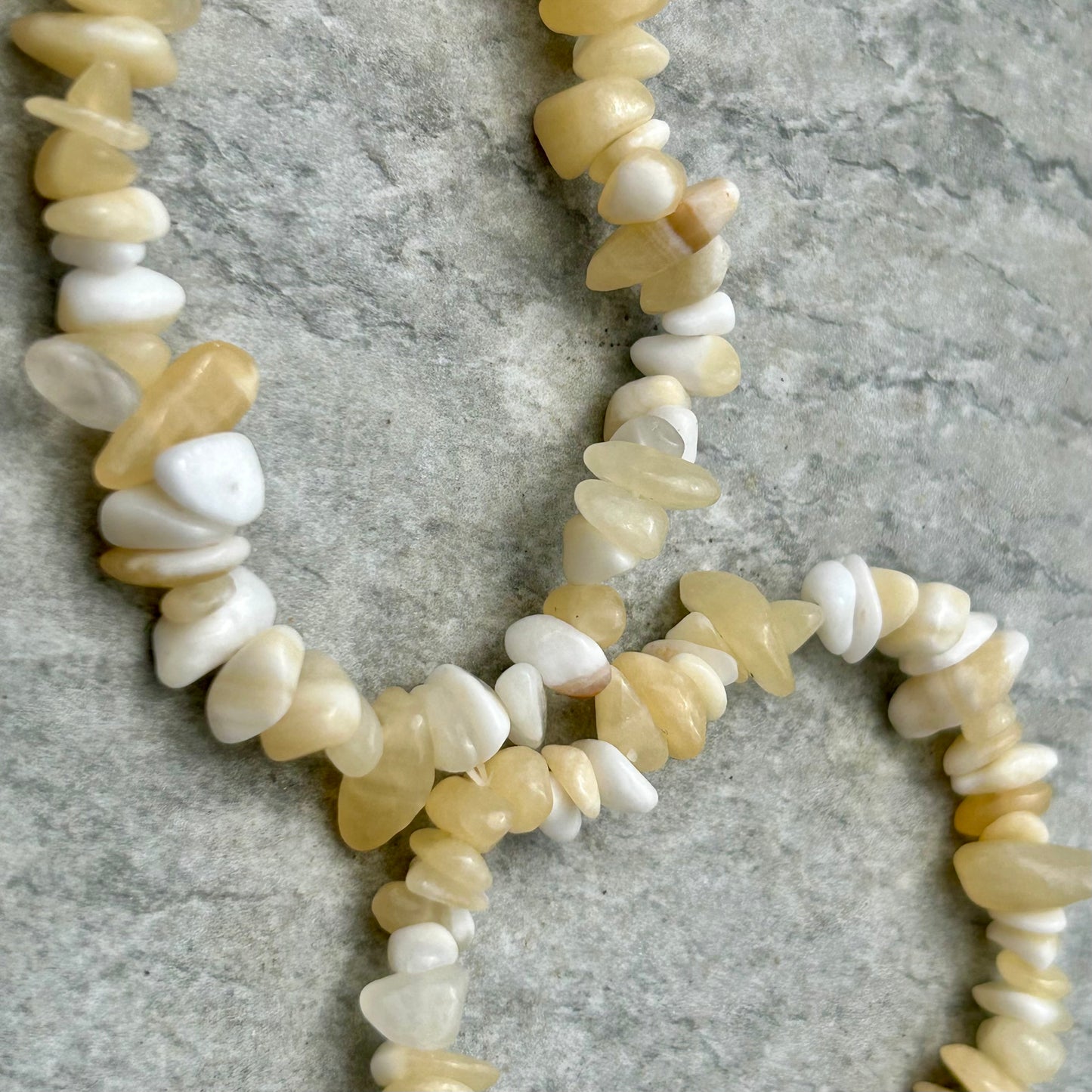 Orange Calcite Chipped Bracelet
