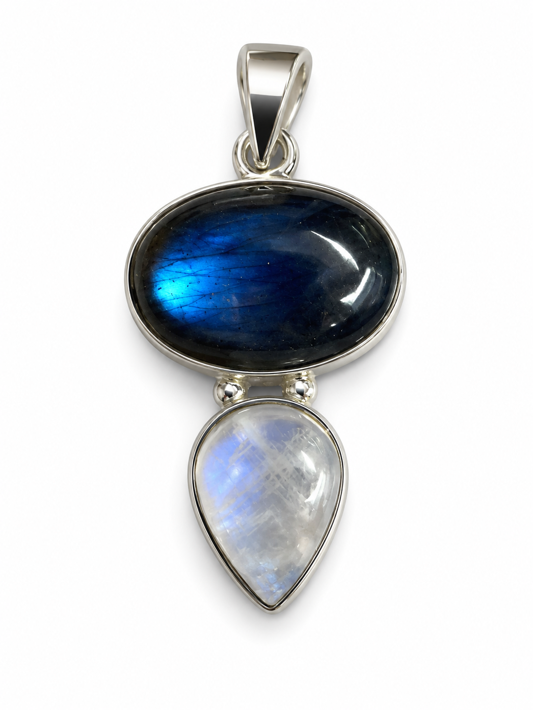 Labradorite & Moonstone Pendant