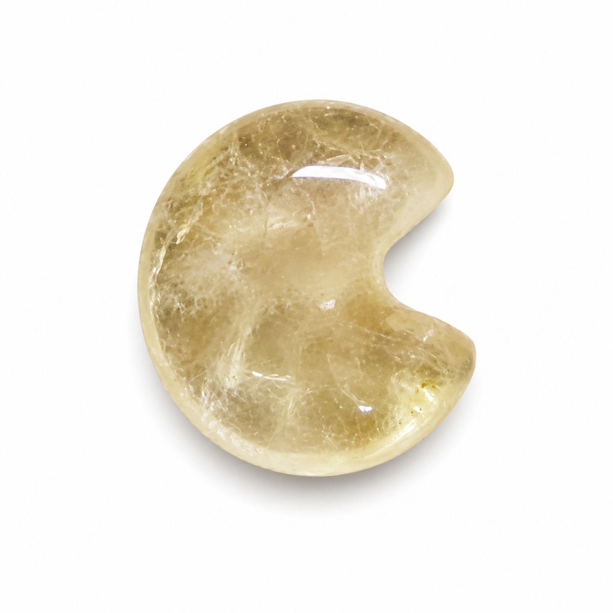 Mini Citrine Moon Carvings