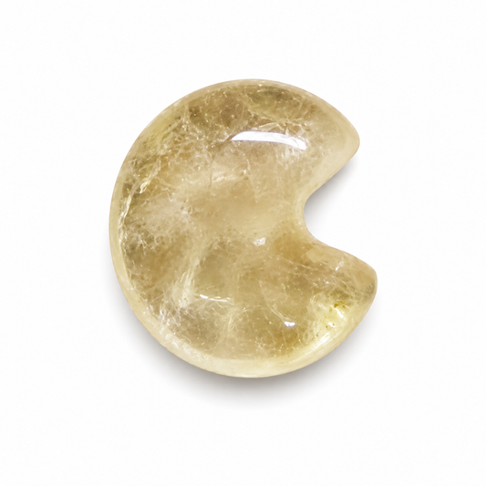 Mini Citrine Moon Carvings