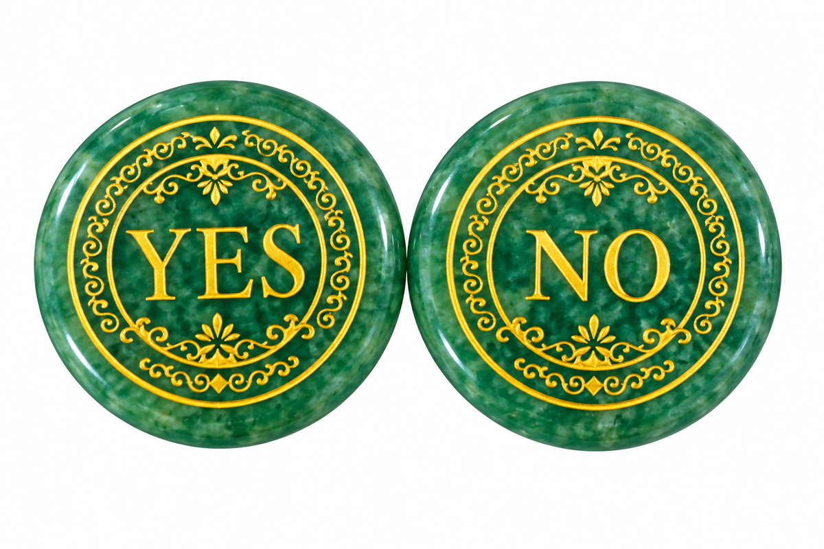 Yes No Coins 2.5cm 7g