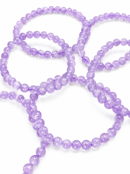 Lavender Amethyst 6mm Bracelet
