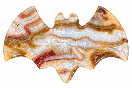 Crazy Lace Agate Bats