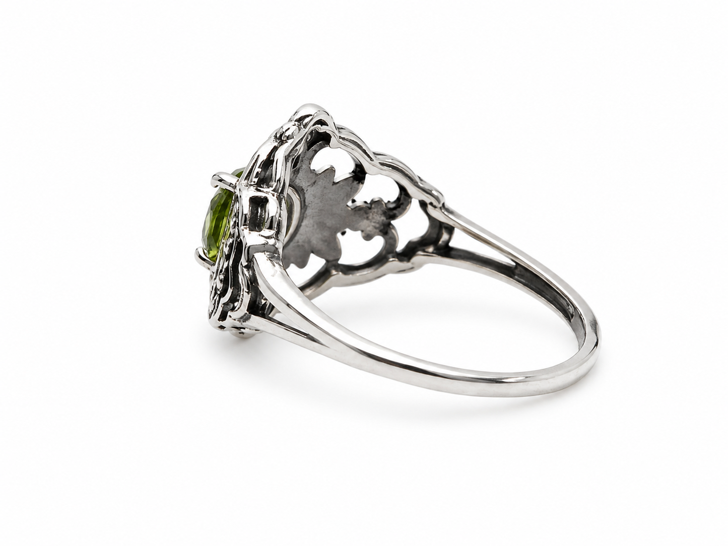 Peridot Adjustable Ring