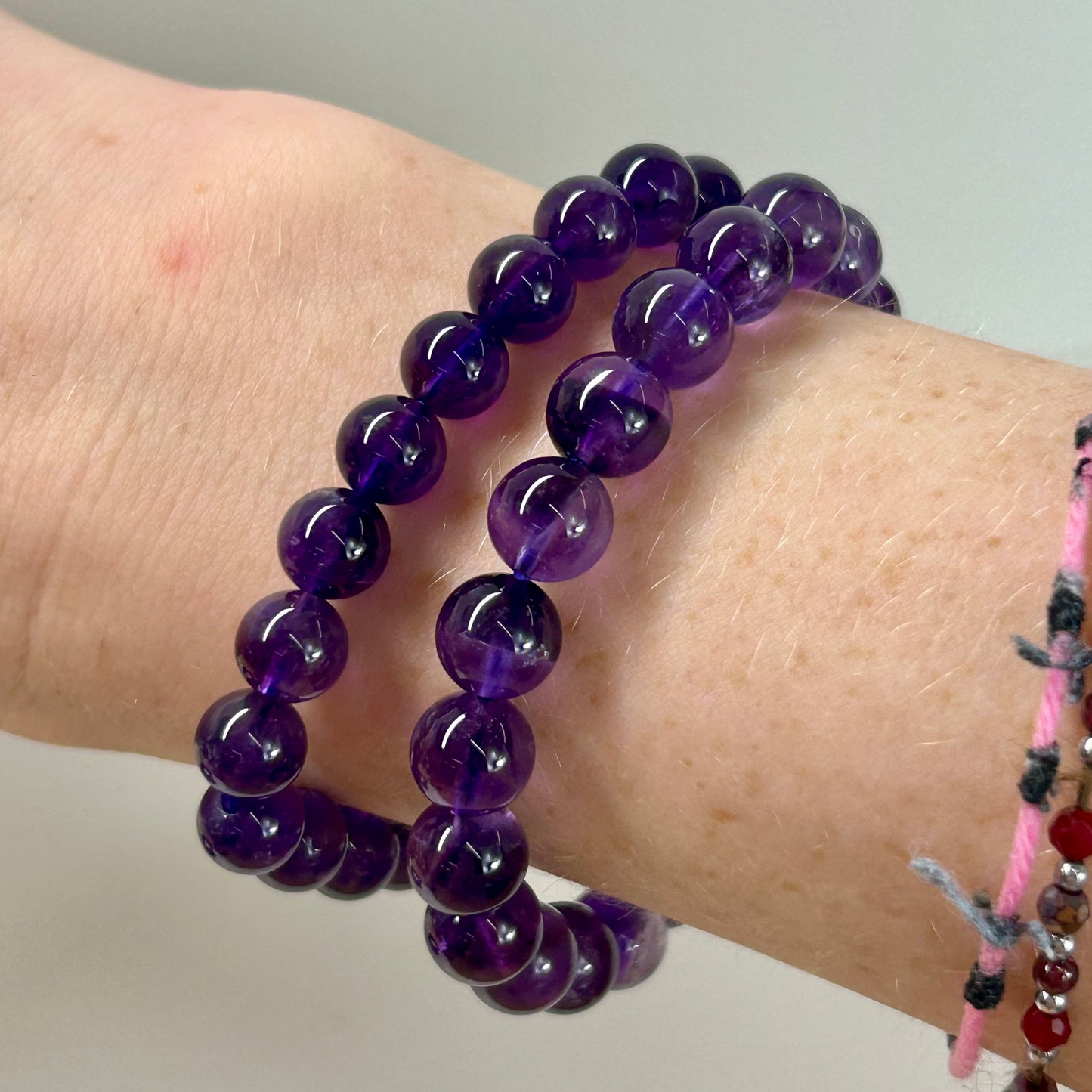 Amethyst 8mm Bracelet